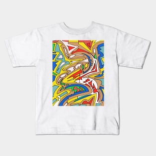 Geometric flow Kids T-Shirt